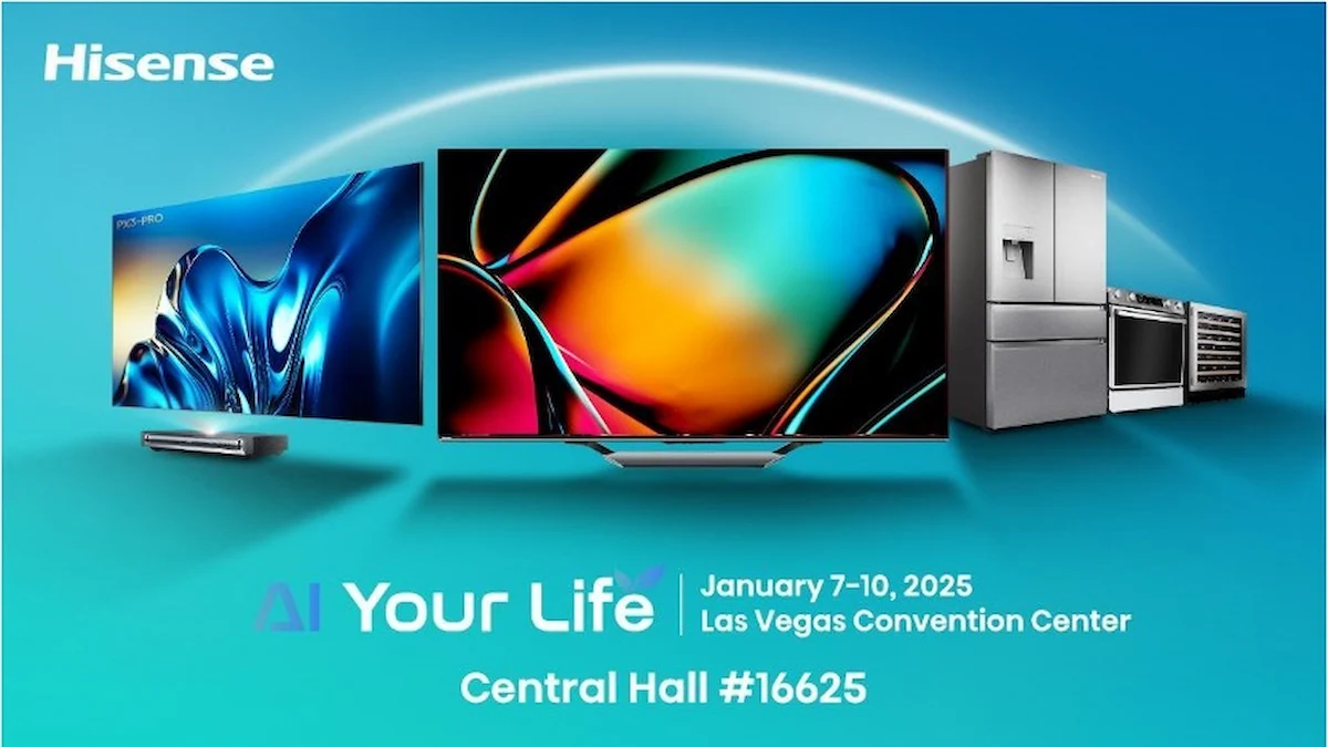Imagem de destaque da Hisense AI Your Life para a CES 2025