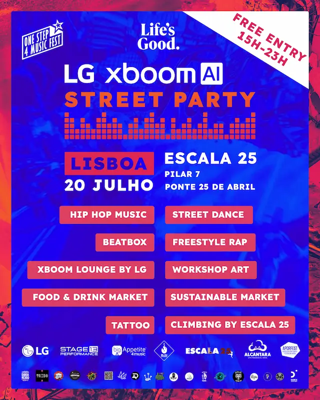 LG xboom Street Party - Convite