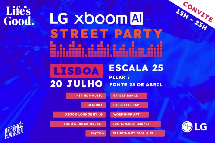 LG xboom Street Party - Convite