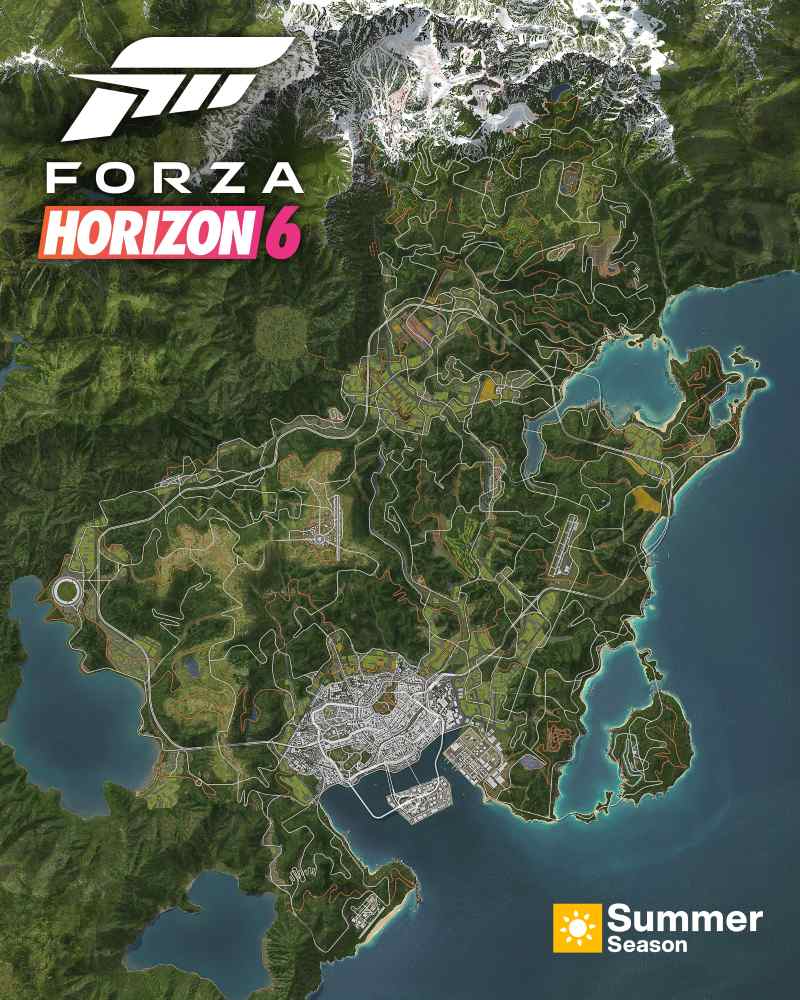 Forza Horizon 6 Mapa Conectado