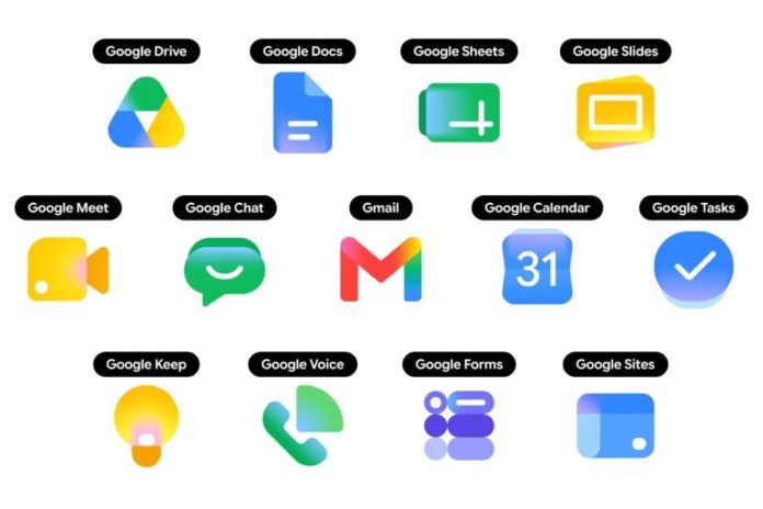 Google Workspace Icons Conectado