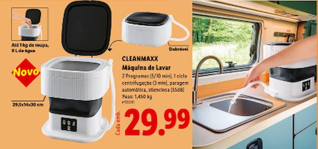 máquina de lavar portátil Lidl