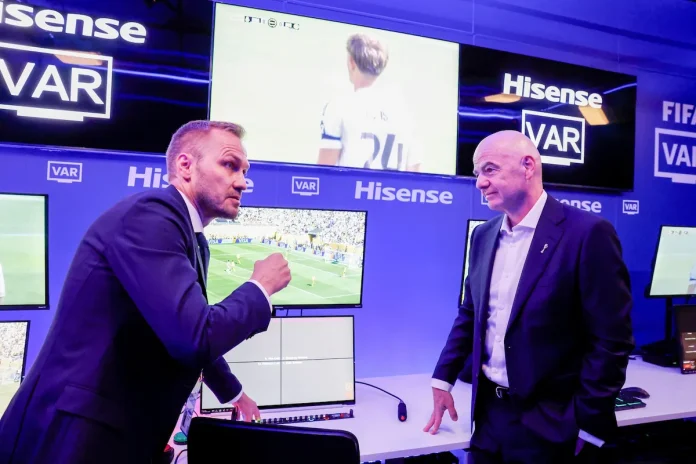 Televisões Hisense RGB MiniLED no Centro Internacional de Transmissões (IBC) do Mundial FIFA 2026
