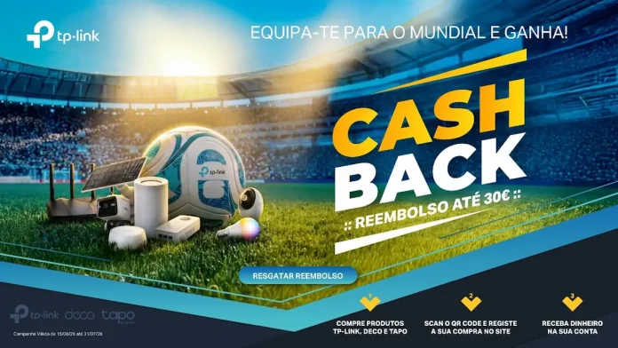 Futebol TP-Link apresenta campanha de Cashback durante o Mundial
