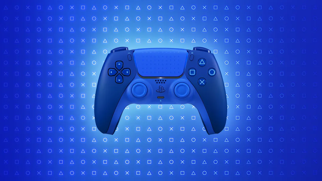 Sony edição especial Icon Blue do comando sem fios DualSense