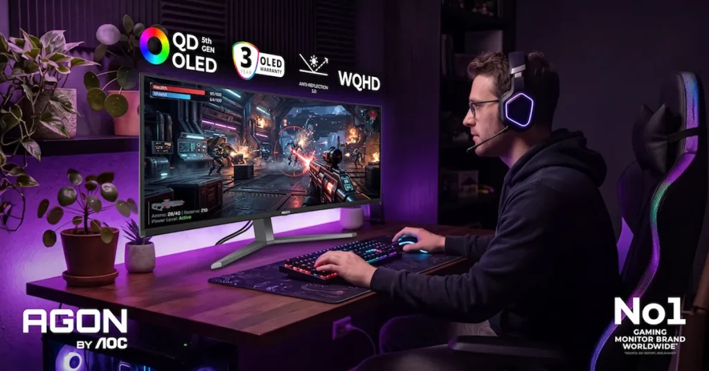 Monitores OLED Agon AOC