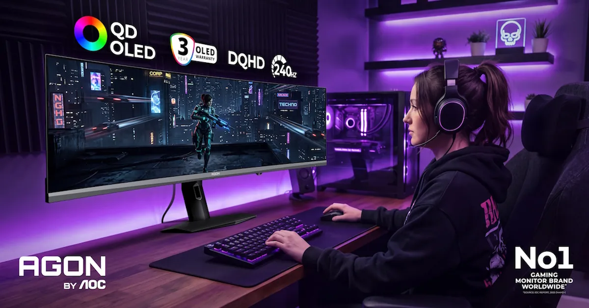 Monitores OLED Agon AOC