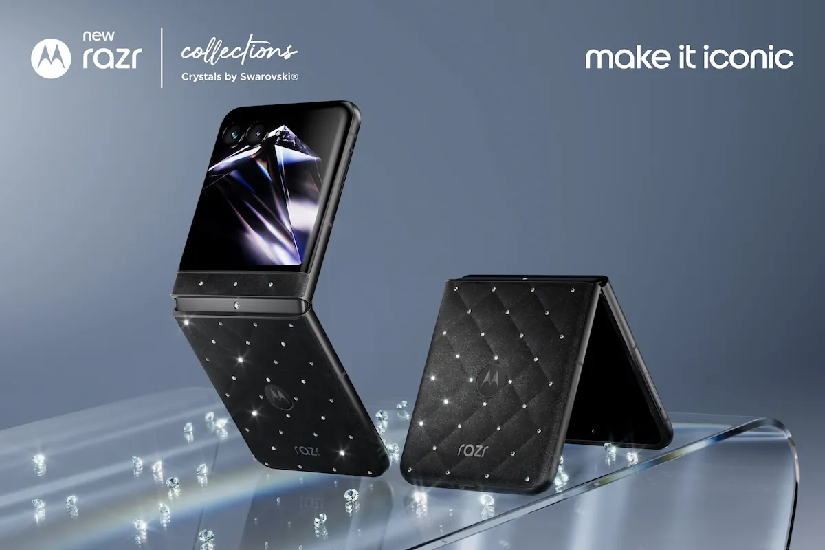 motorola razr 70 com Crystals by Swarovski