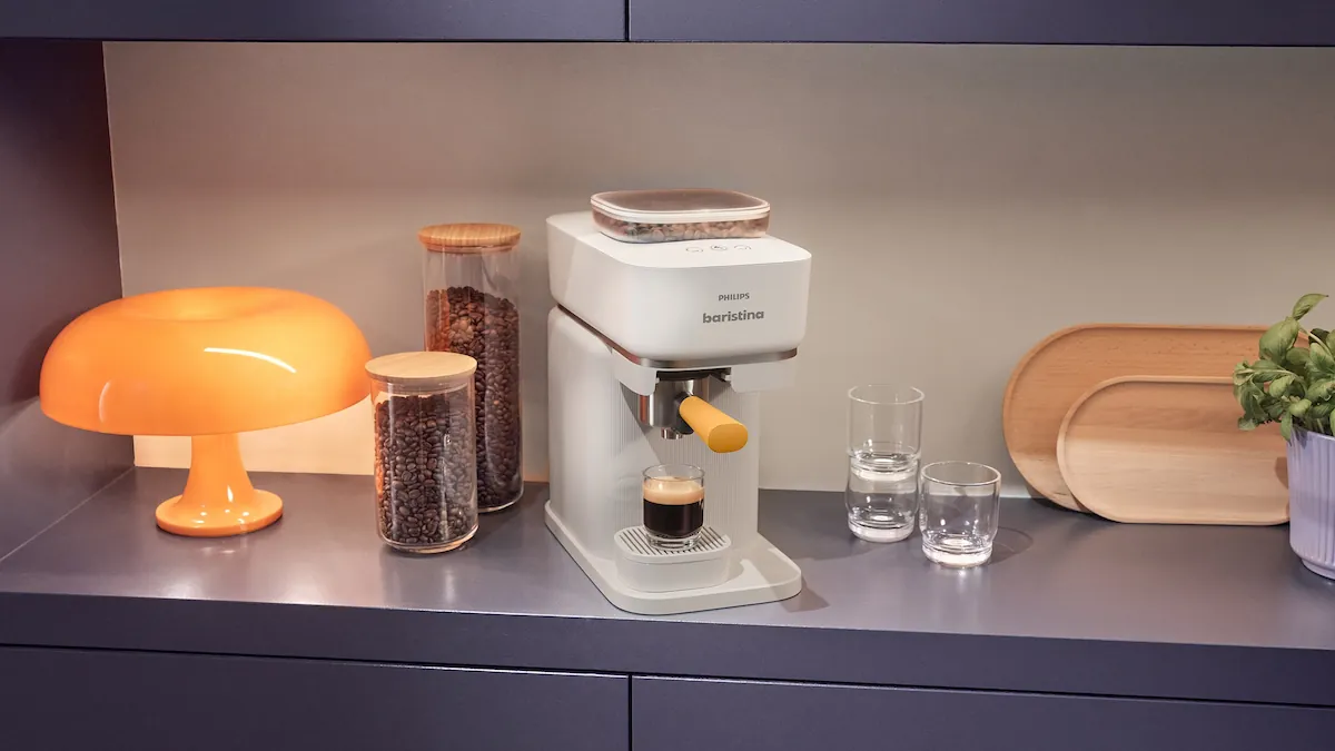 Máquina de café Philips Baristina Branca