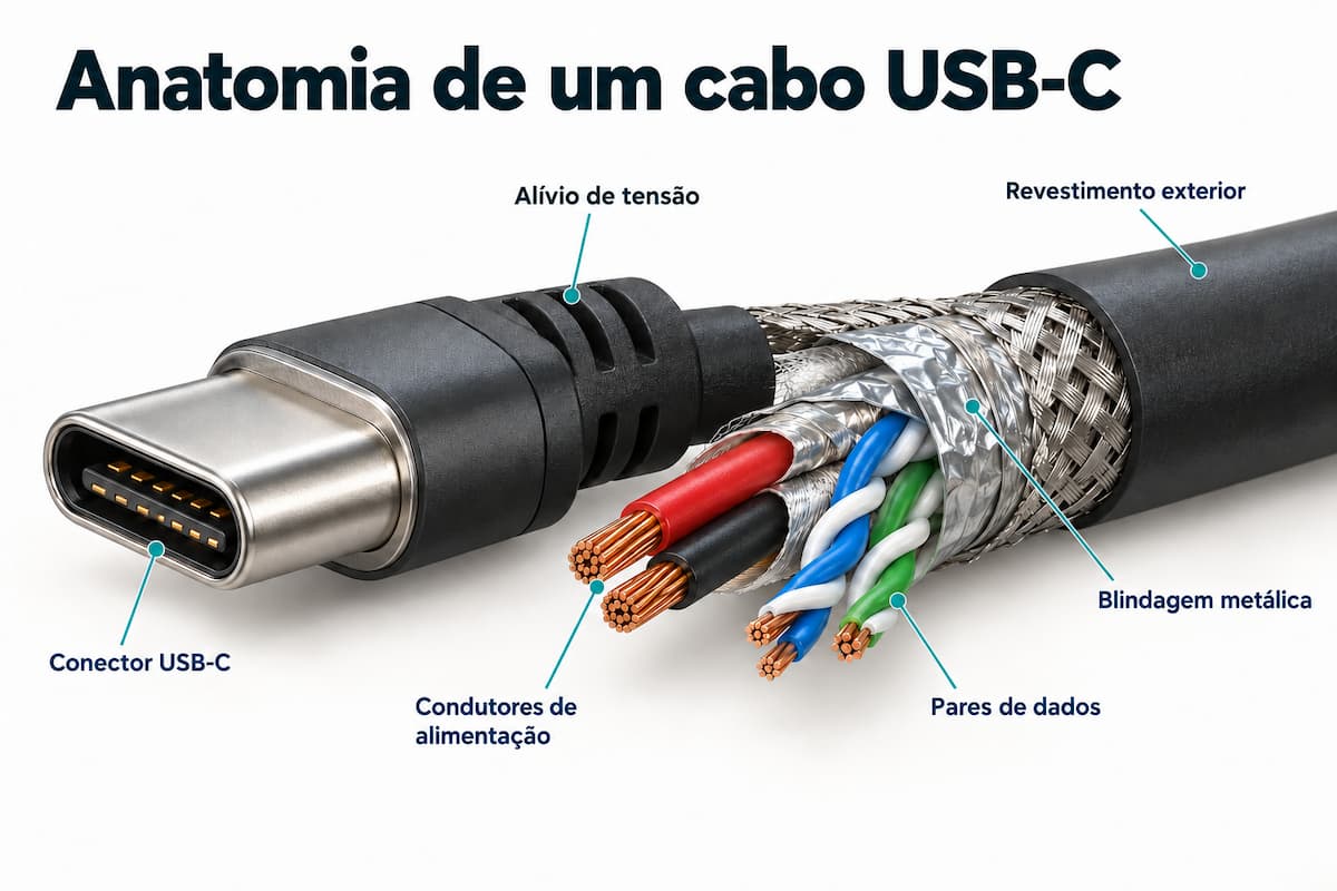 Anatomia de um cabo técnico
