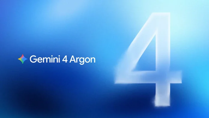 Google Gemini 4 Argon app