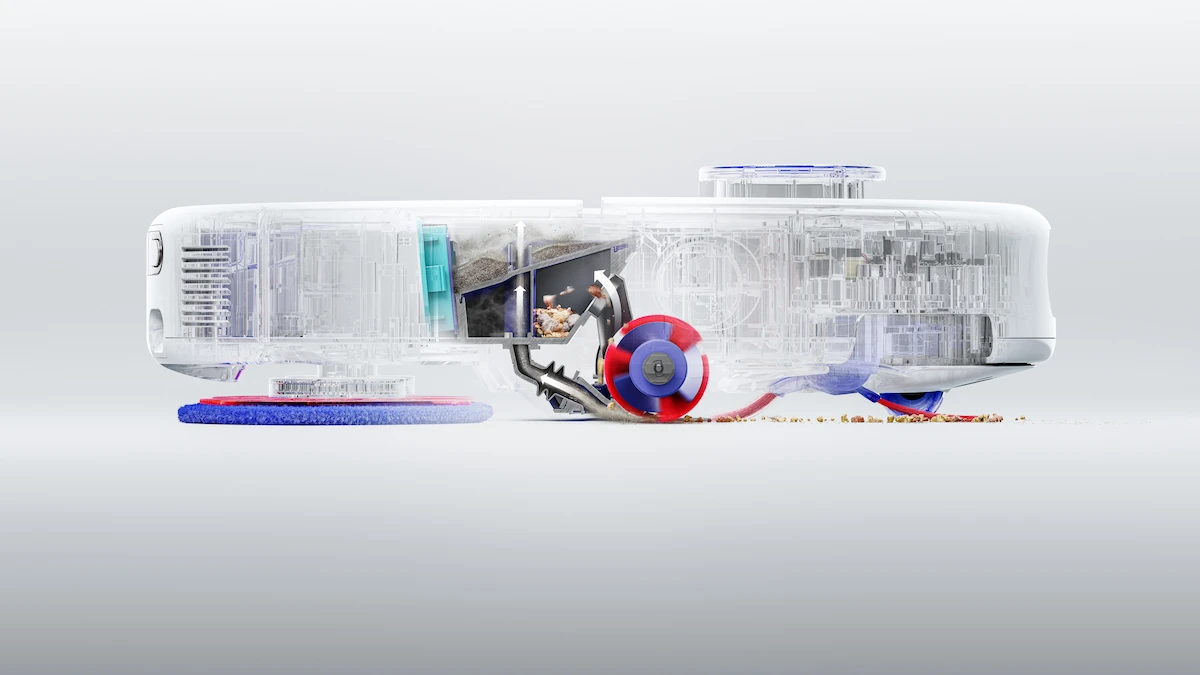Dyson R1 Nurovi Dry e o robot aspirador e esfregona Dyson R2 Nurovi Wash+Dry